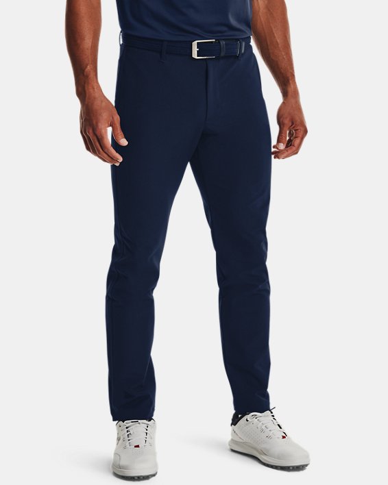 Men's ColdGear® Infrared Tapered Pants, Navy, pdpMainDesktop image number 0